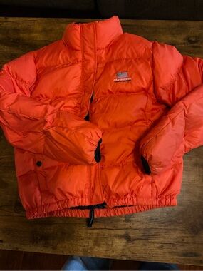 Polo by Ralph Lauren Orange Puffer Jacket
